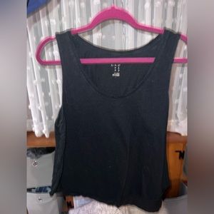 Black tank top
